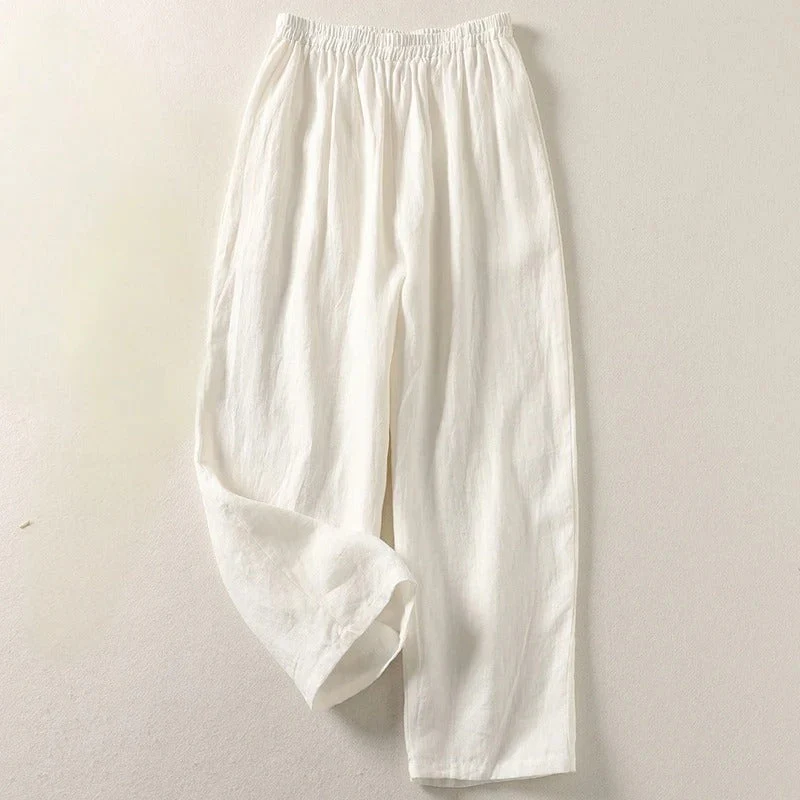 Amalia - Pantalon fluide en coton et lin - Image 7