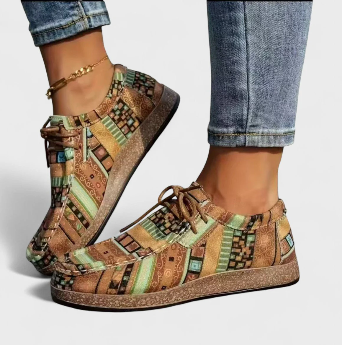 Baskets Colorées Légères pour Femme – Chaussures à Lacets Confortables - Image 3