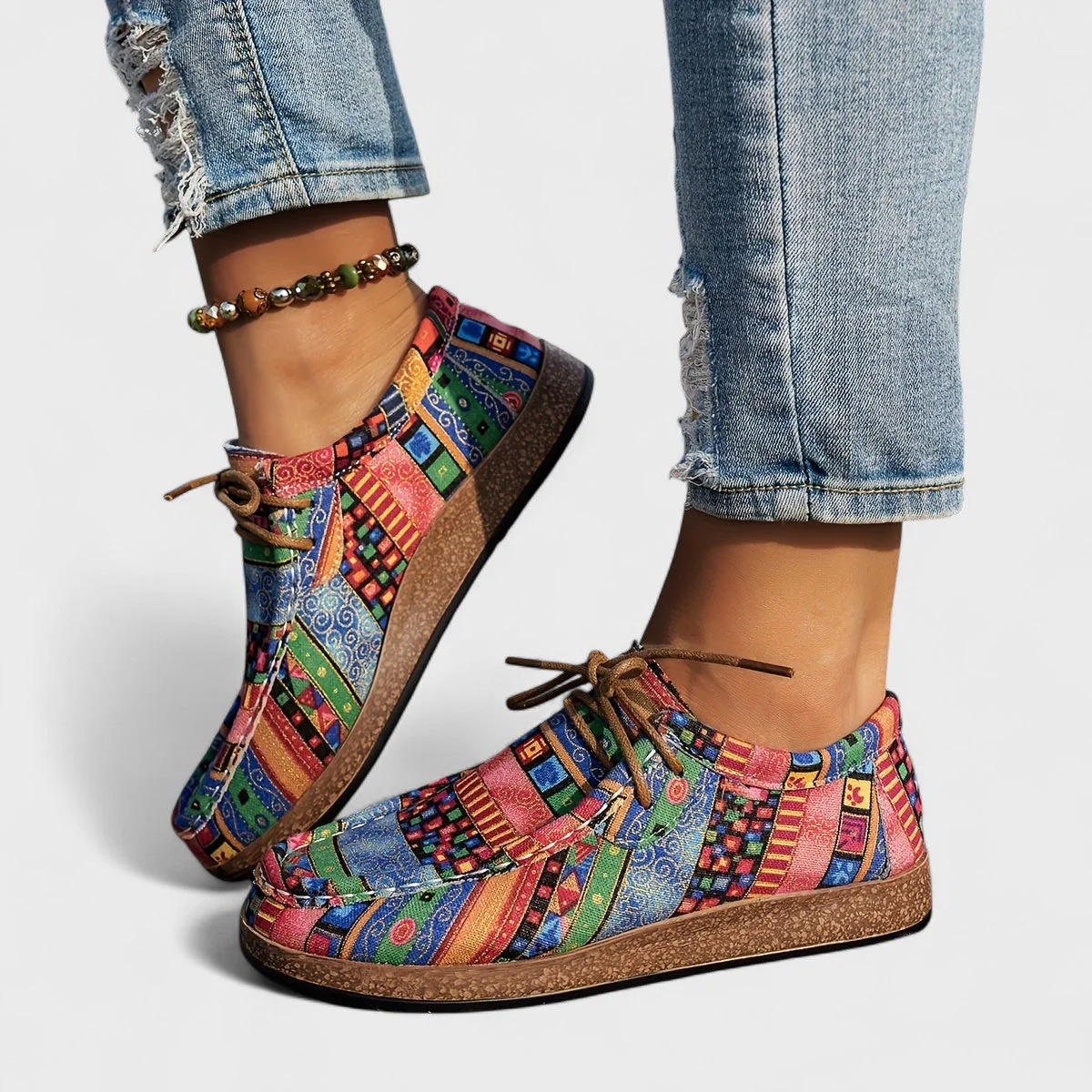 Baskets Colorées Légères pour Femme – Chaussures à Lacets Confortables - Image 5