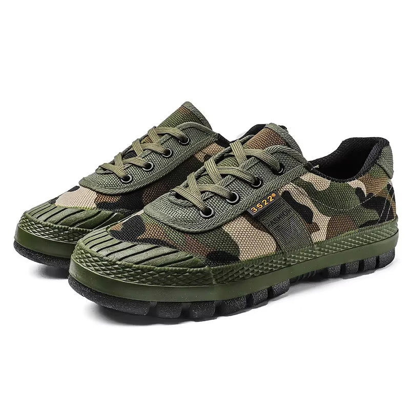 Baskets tout-terrain camouflage pour femmes – Style sportif décontracté pour l'extérieur - Image 10