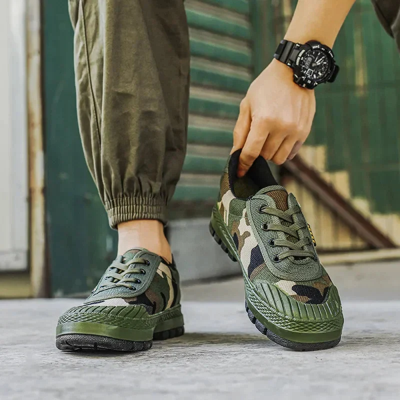 Baskets tout-terrain camouflage pour femmes – Style sportif décontracté pour l'extérieur - Image 3