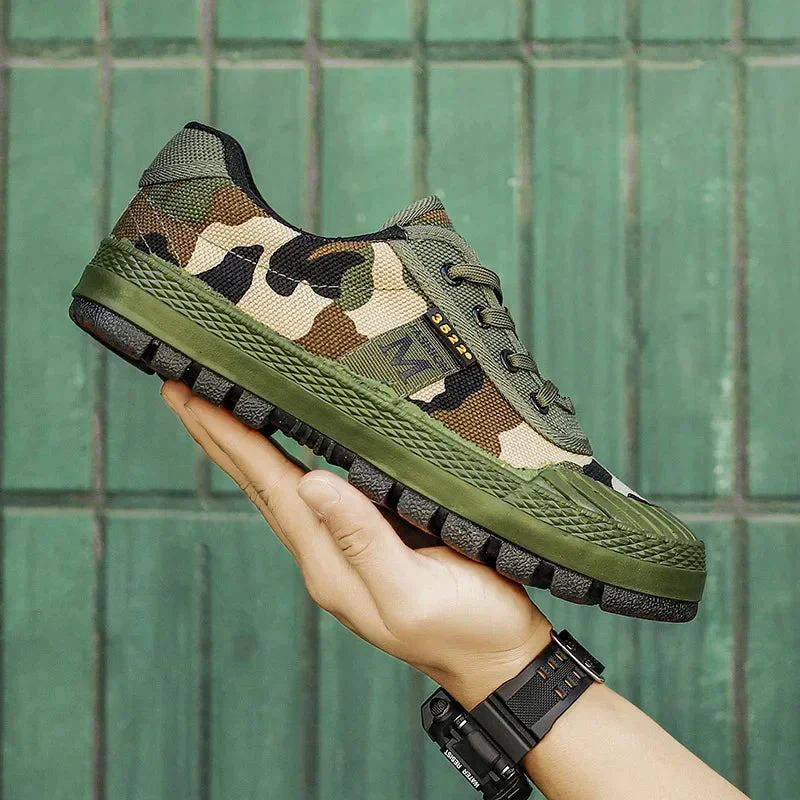 Baskets tout-terrain camouflage pour femmes – Style sportif décontracté pour l'extérieur - Image 6