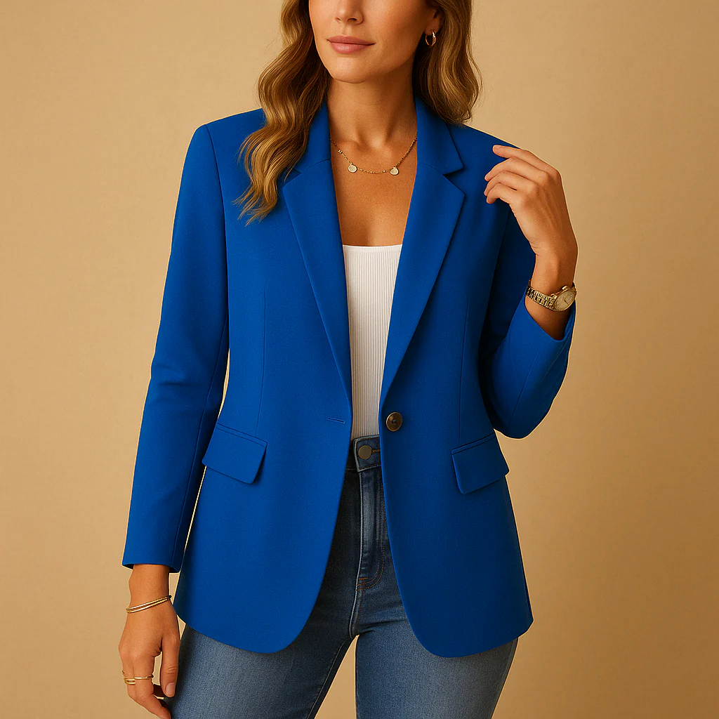 Blazer cintré pour femmes – Design ajusté avec stretch pour looks professionnels et décontractés - Image 6