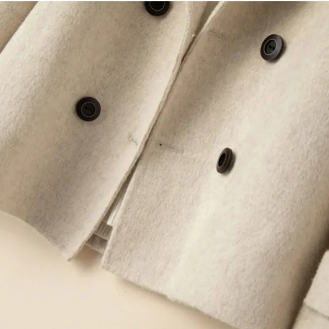 Blazer Double Boutonnage Élégant pour Femme – Veste à revers élégante - Image 2