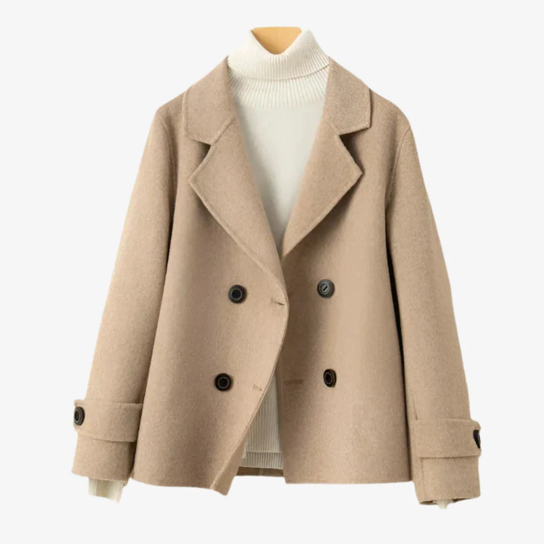 Blazer Double Boutonnage Élégant pour Femme – Veste à revers élégante - Image 4