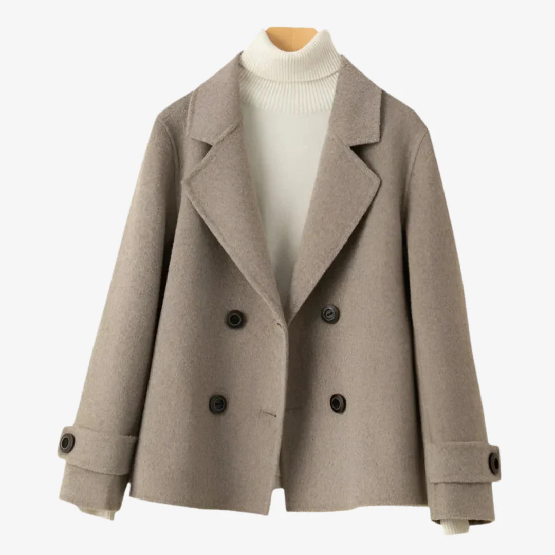 Blazer Double Boutonnage Élégant pour Femme – Veste à revers élégante - Image 6