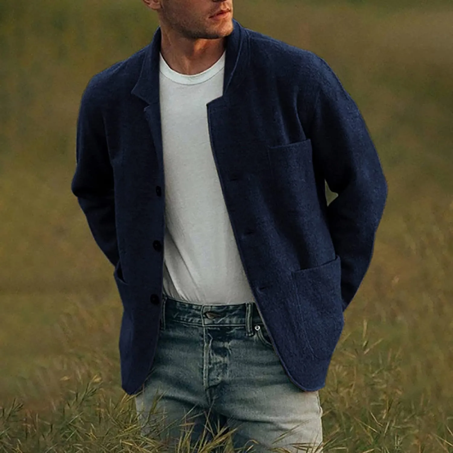Blazer Élégant pour Homme avec Poches - Image 3
