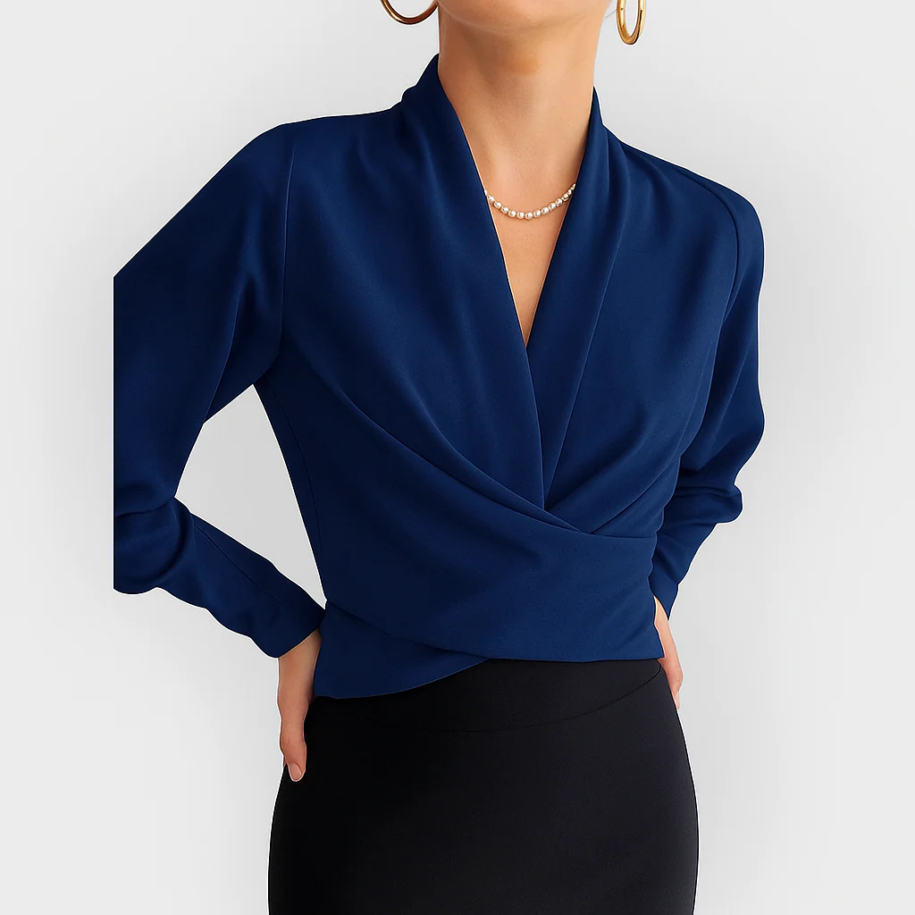 Blouse à manches bouffantes pour femme – Haut élégant et stylé