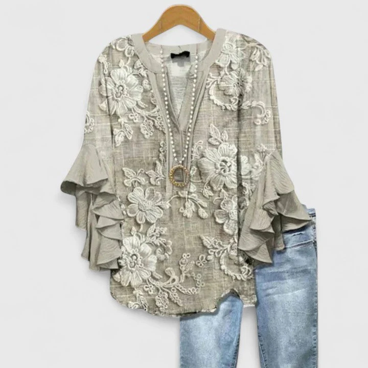 Blouse Chic Femme – Style Élégant Polyvalent Bureau et Soirée - Image 2