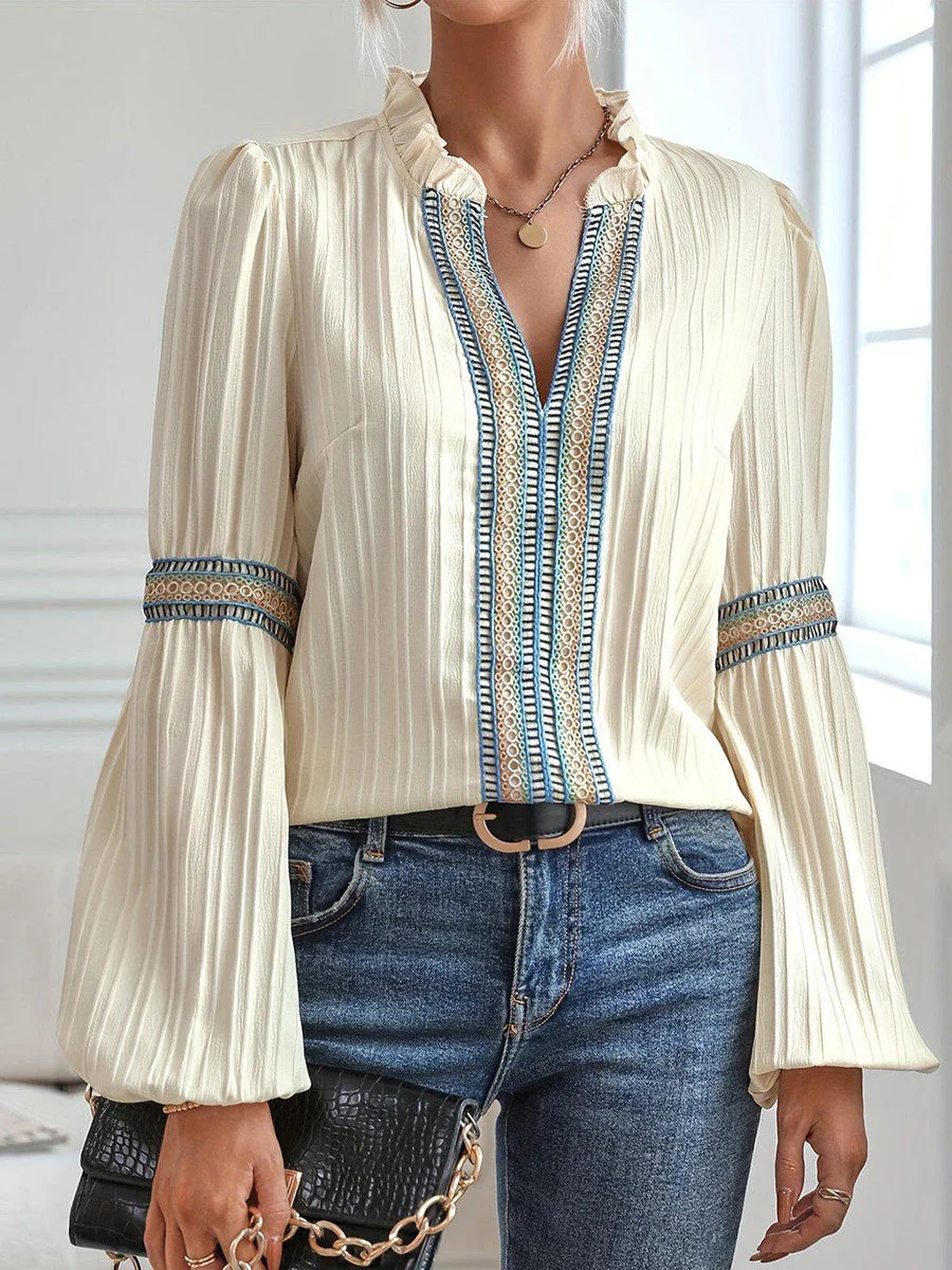 Blouse Chic Vintage pour Femme