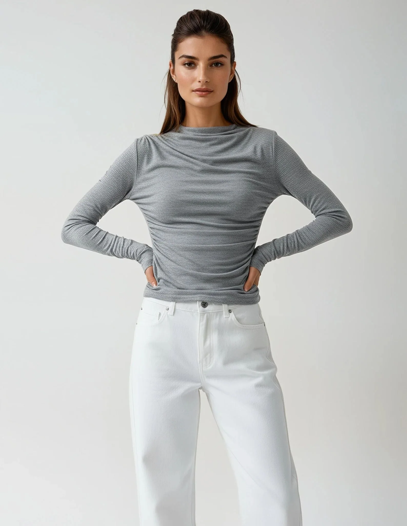 Blouse Femme Élégante en Stretch – Haut Décontracté et Confortable - Image 4