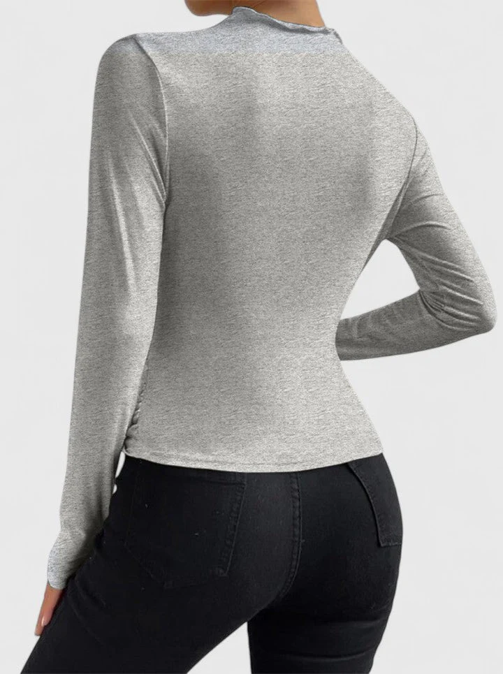 Blouse Femme Élégante en Stretch – Haut Décontracté et Confortable - Image 5