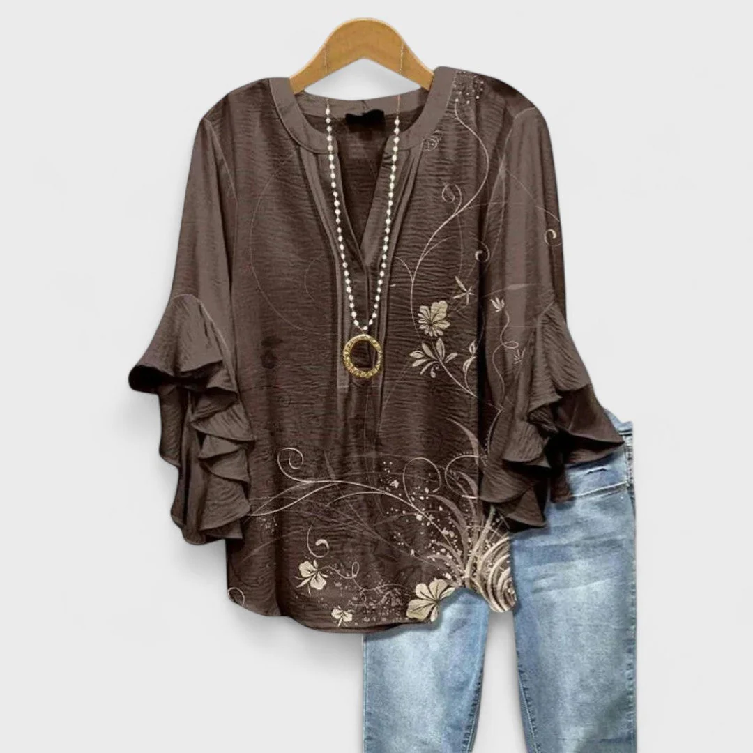Blouse légère pour femme – Respirante, élégante et décontractée, style quotidien - Image 4