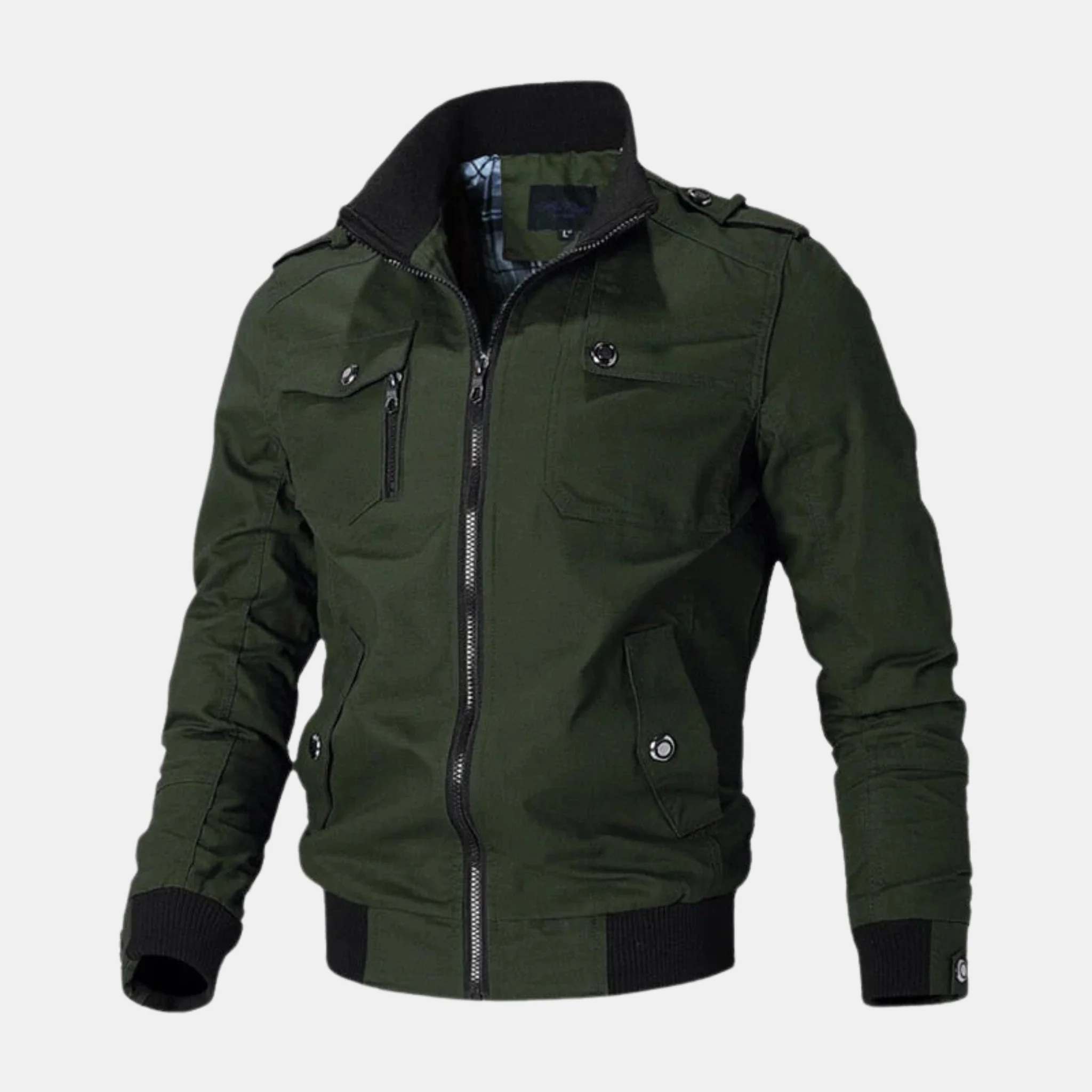 Blouson bombardier léger haut de gamme pour hommes - Image 3