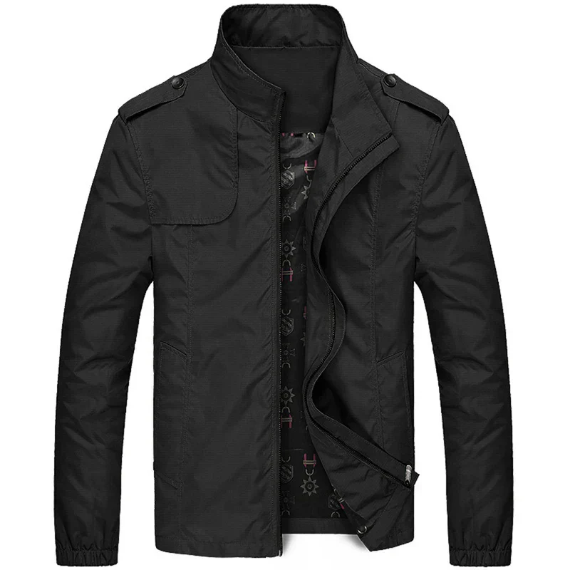 Blouson Bombardier Moderne pour Homme – Veste Zippée Décontractée - Image 2