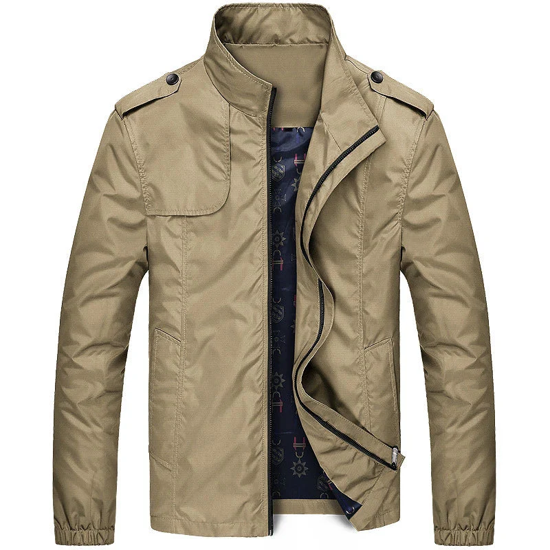 Blouson Bombardier Moderne pour Homme – Veste Zippée Décontractée - Image 3