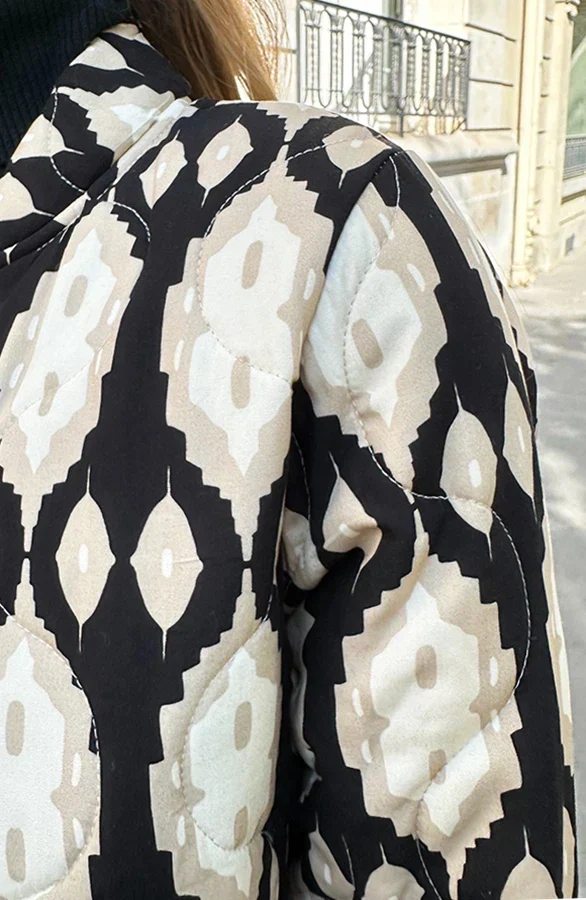 Blouson bomber bohème – Vêtement d'extérieur tendance au style unique - Image 5