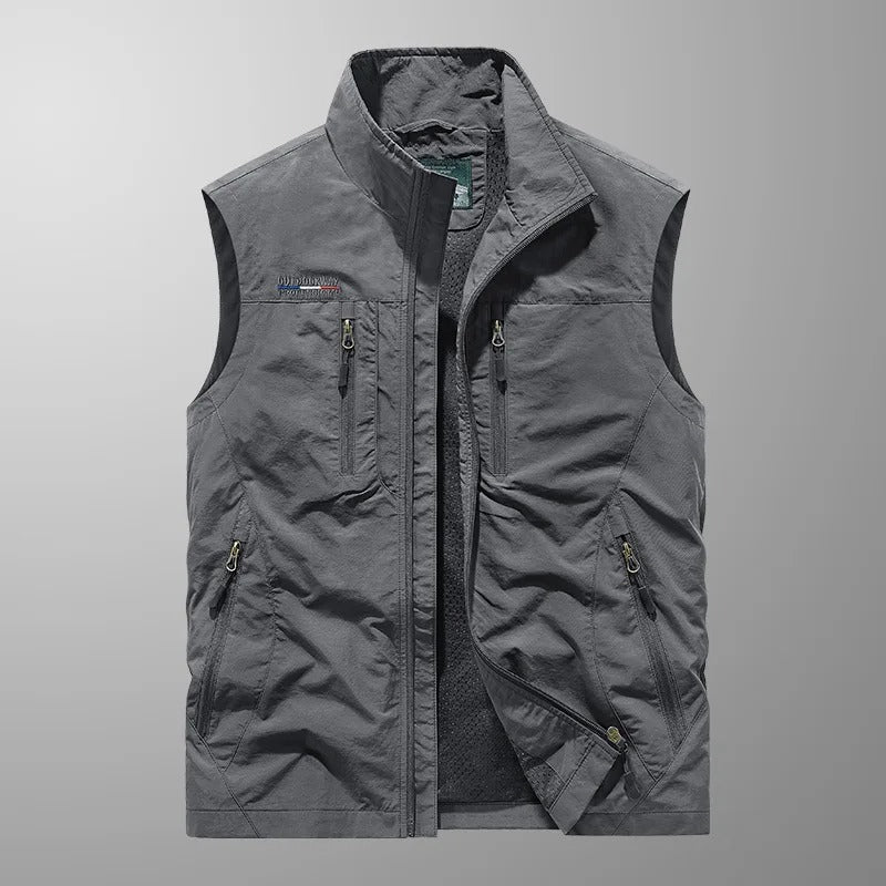 Bodywarmer homme zippe a col montant - Pratique et polyvalent - Image 10