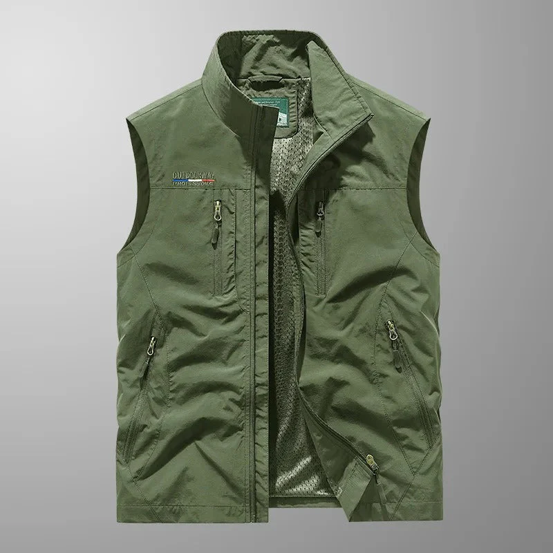 Bodywarmer homme zippe a col montant - Pratique et polyvalent - Image 11