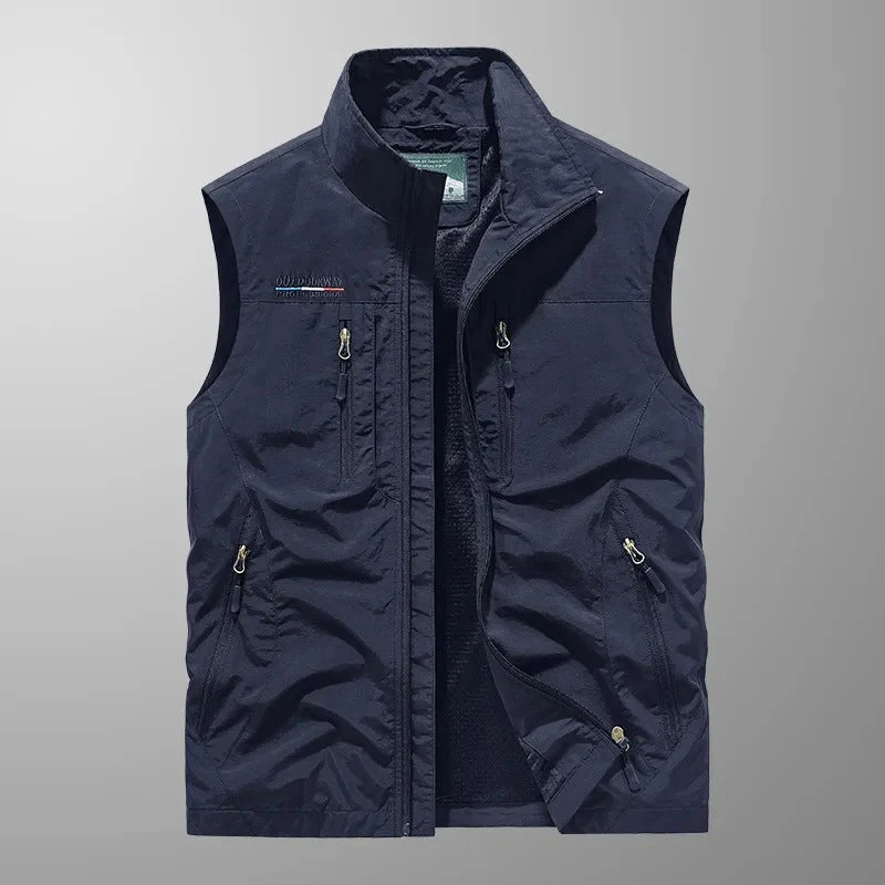 Bodywarmer homme zippe a col montant - Pratique et polyvalent - Image 14
