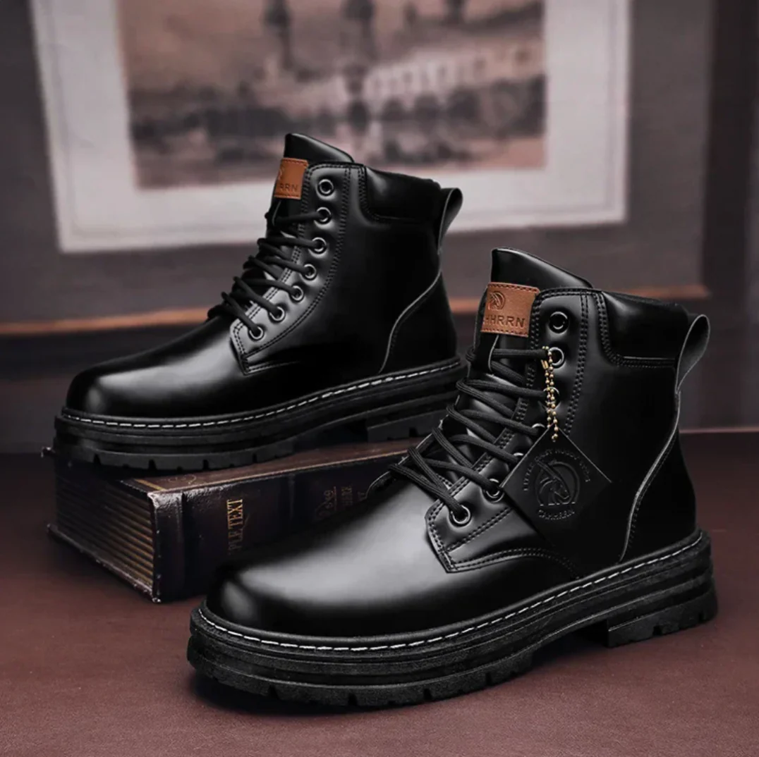 Bottes à Lacets Durables de Luxe pour Homme – Chaussures Confortables au Quotidien - Image 3