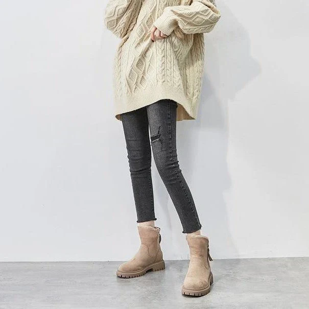 Bottes d’hiver durables pour femme – Chaussures élégantes et confortables - Image 4