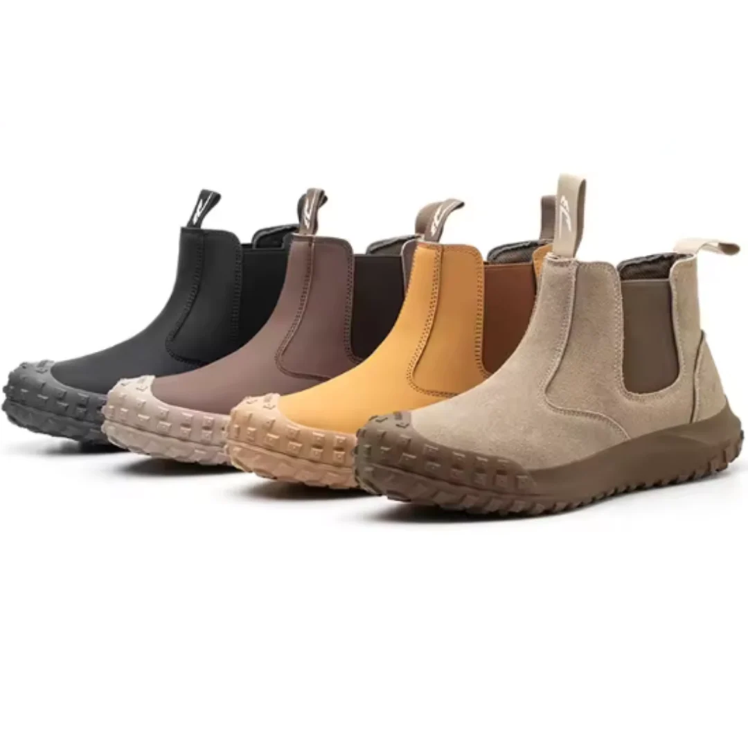 Bottes de soudure Chelsea robustes pour homme – Embout en acier, antidérapantes, durables, chaussures de travail protectrices - Image 11