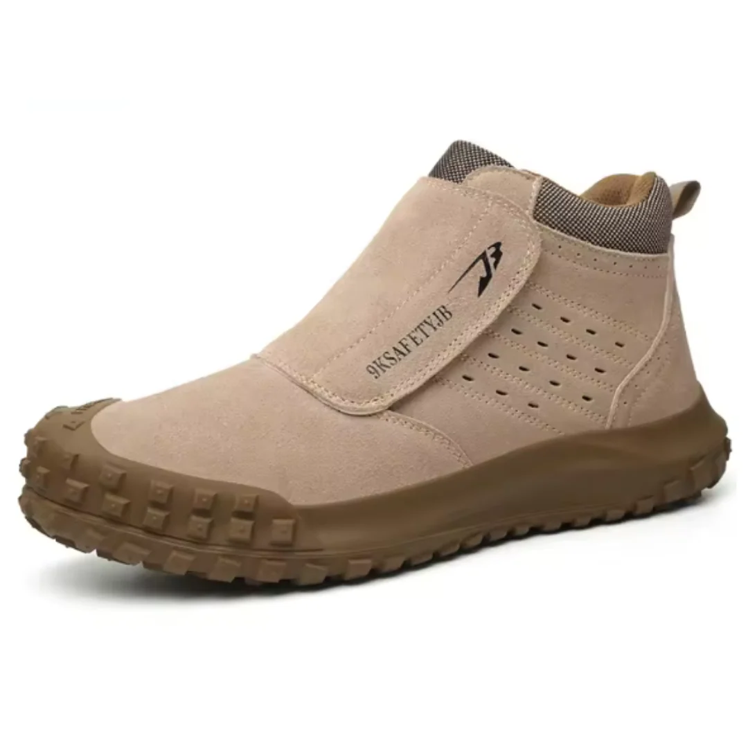 Bottes de soudure Chelsea robustes pour homme – Embout en acier, antidérapantes, durables, chaussures de travail protectrices - Image 3
