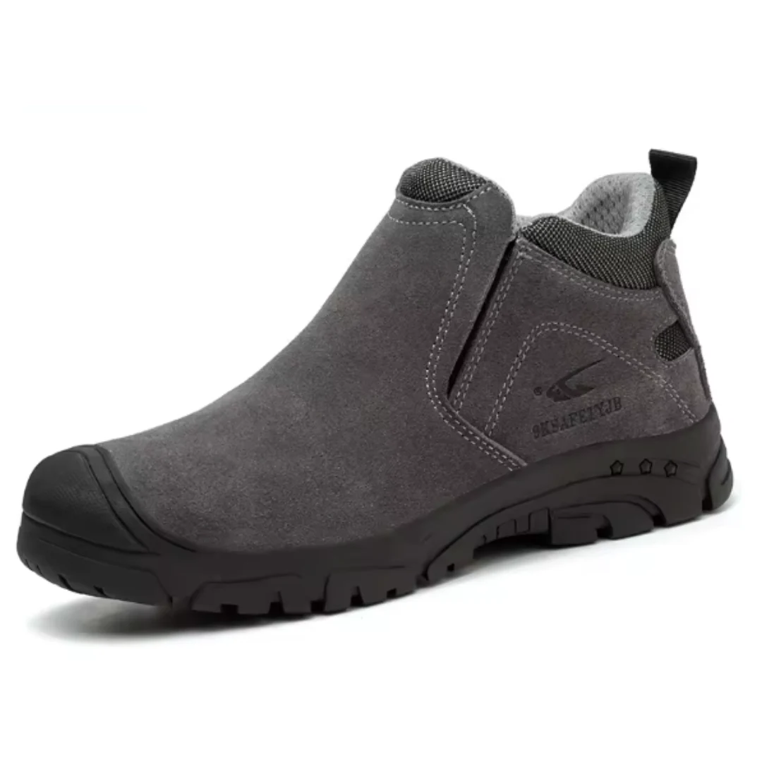 Bottes de soudure Chelsea robustes pour homme – Embout en acier, antidérapantes, durables, chaussures de travail protectrices - Image 6