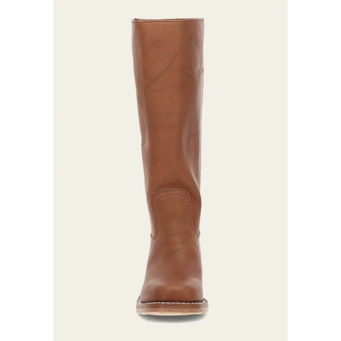 Bottes Hautes Cowboy en Cuir Femme – Style Bout Rond à Talon Bloc - Image 13