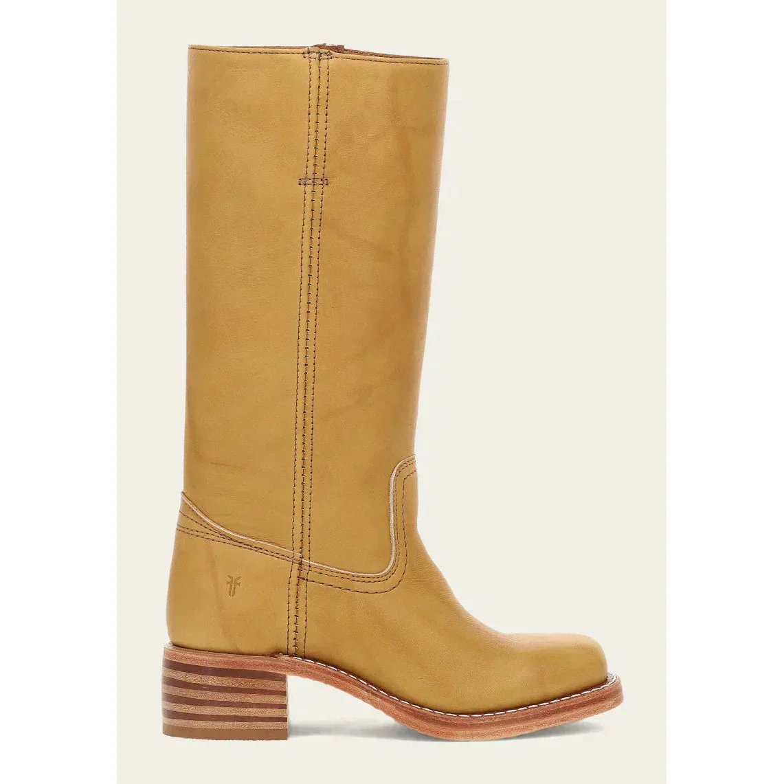 Bottes Hautes Cowboy en Cuir Femme – Style Bout Rond à Talon Bloc - Image 6