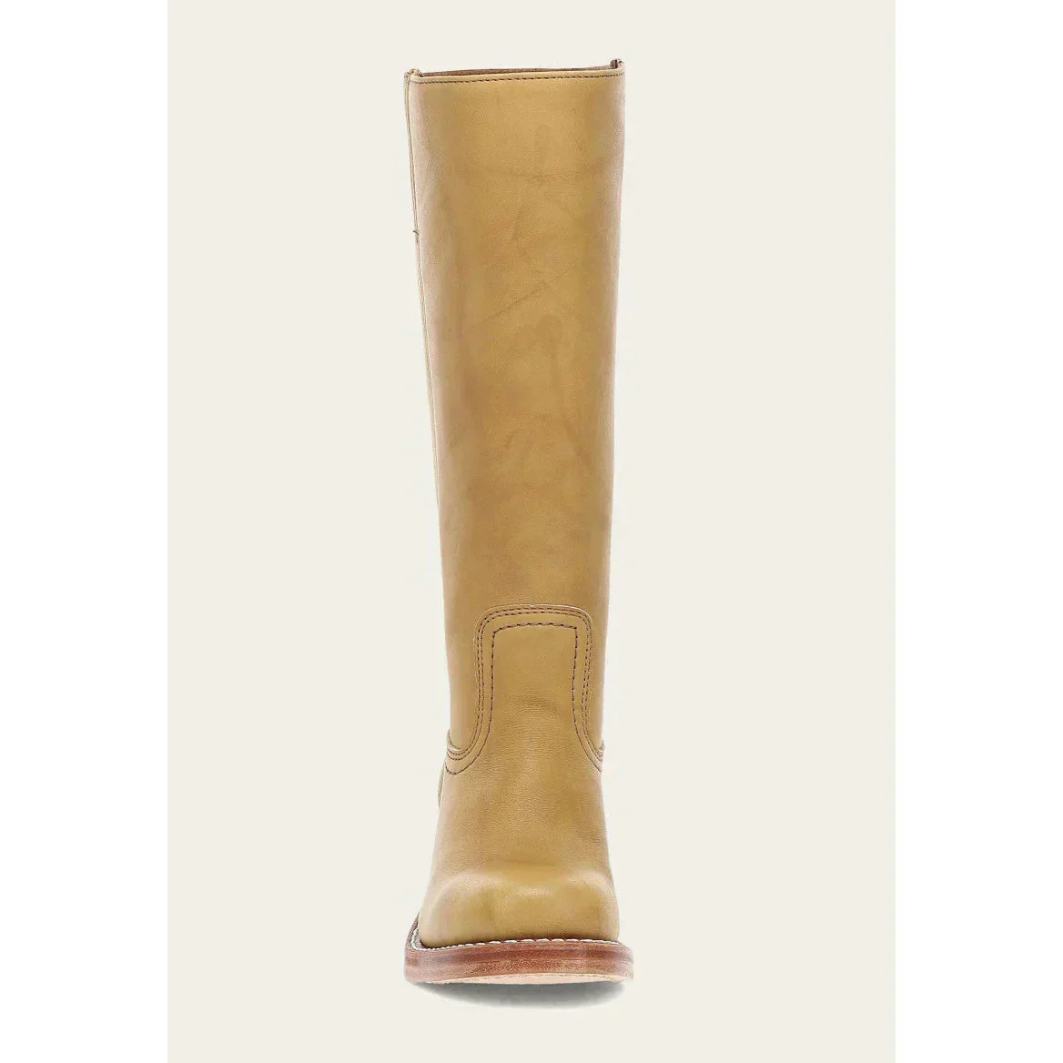 Bottes Hautes Cowboy en Cuir Femme – Style Bout Rond à Talon Bloc - Image 7