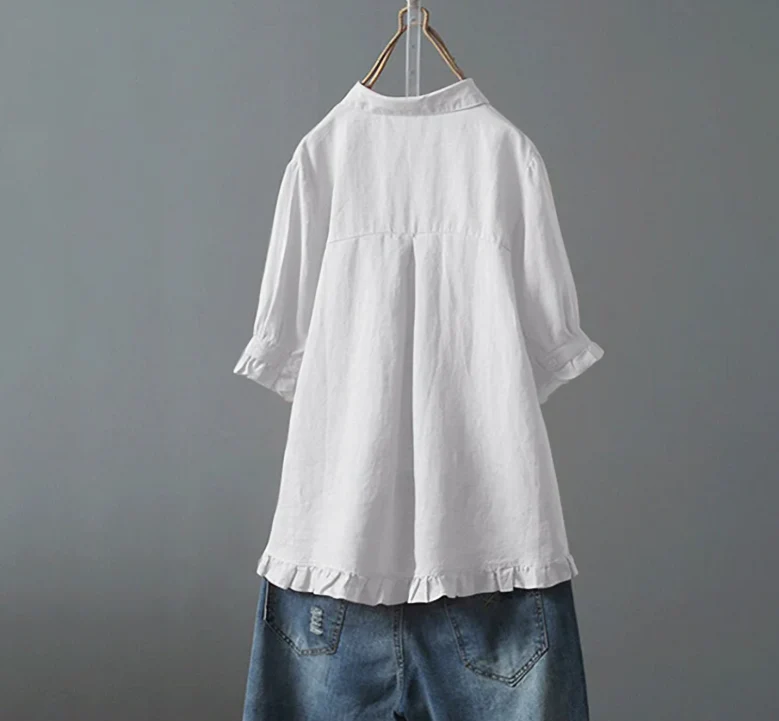 Camisa Algodón Claire – Chemise en Coton Claire Femme - Image 4