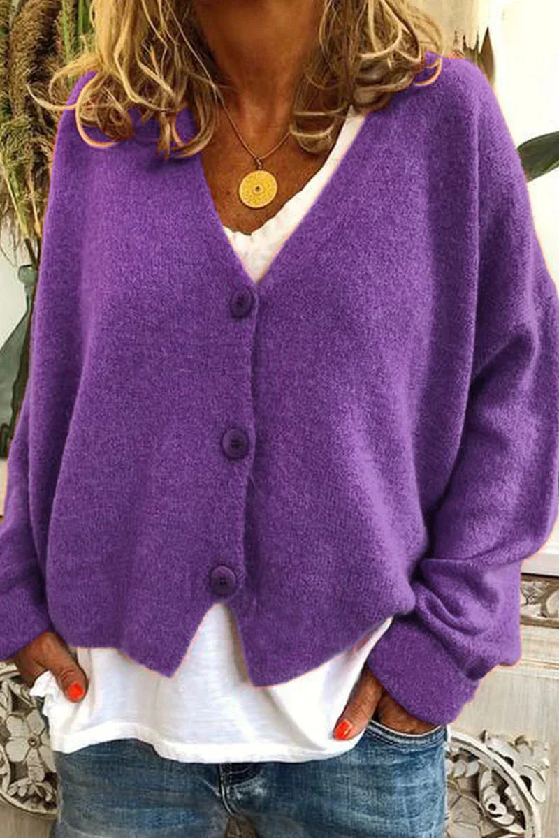 Cardigan Élégant et Décontracté pour Femme – Tricot Chaud Quotidien - Image 3