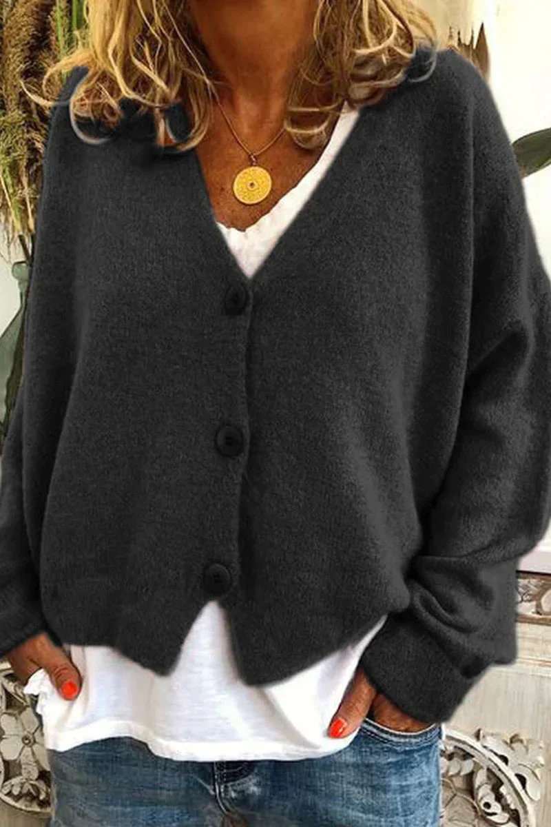 Cardigan Élégant et Décontracté pour Femme – Tricot Chaud Quotidien - Image 6