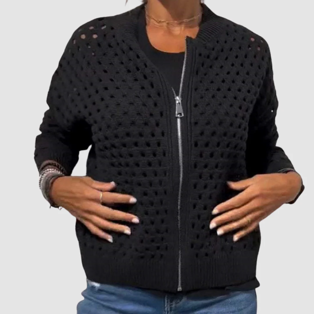 Cardigan femme maille douce boutonne - Confortable et elegant - Image 2