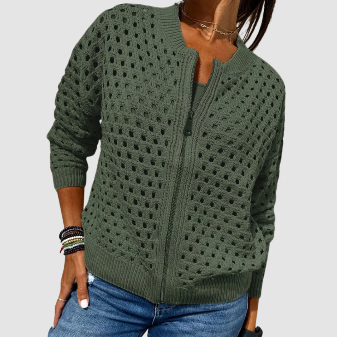 Cardigan femme maille douce boutonne - Confortable et elegant - Image 3