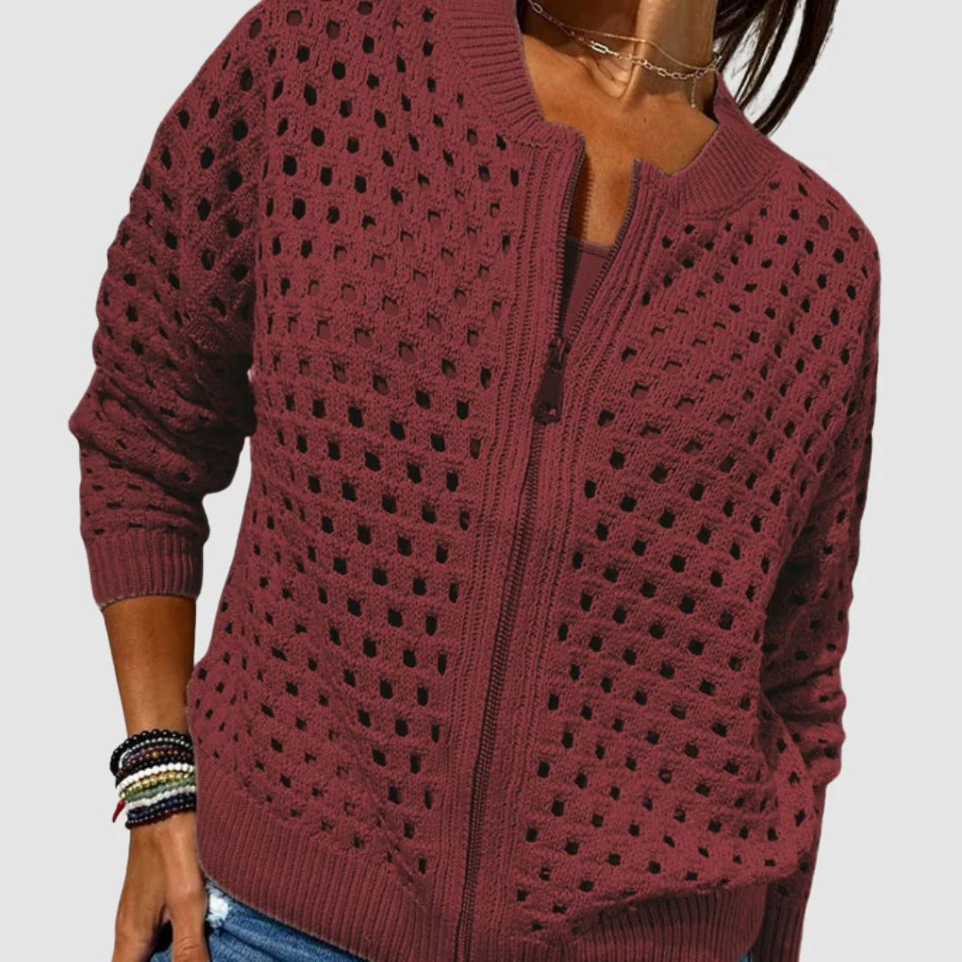 Cardigan femme maille douce boutonne - Confortable et elegant - Image 6