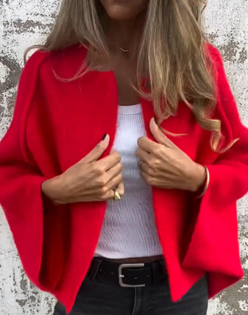 Cardigan Ouvert Femme en Maille Premium Oversize – Couche Chaude et Luxueuse - Image 3