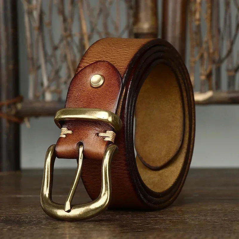 Ceinture Classique Ares en Cuir Fait Main – Style Premium Durable Décontracté et Formel - Image 11