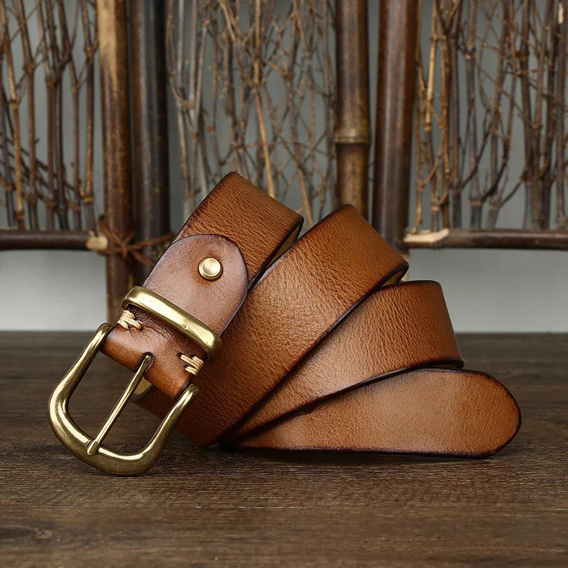 Ceinture Classique Ares en Cuir Fait Main – Style Premium Durable Décontracté et Formel - Image 12