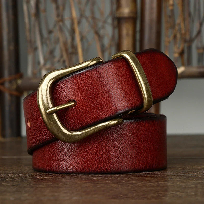Ceinture Classique Ares en Cuir Fait Main – Style Premium Durable Décontracté et Formel - Image 7