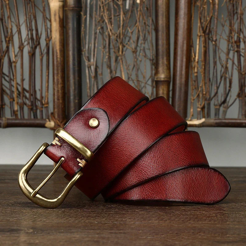 Ceinture Classique Ares en Cuir Fait Main – Style Premium Durable Décontracté et Formel - Image 9