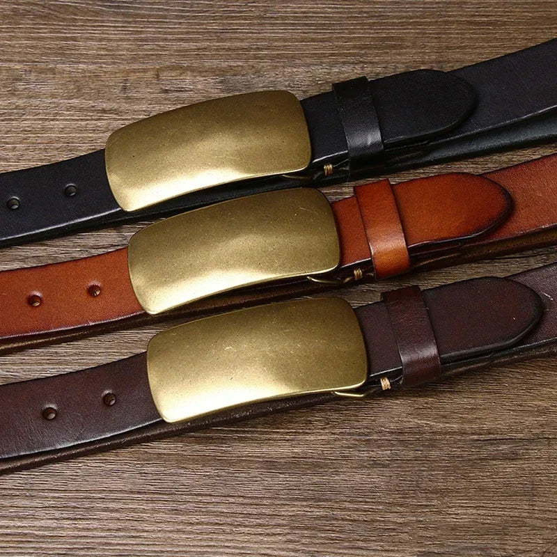 Ceinture Hercules à Boucle en Laiton – Accessoire Polyvalent Décontracté et Formel - Image 10