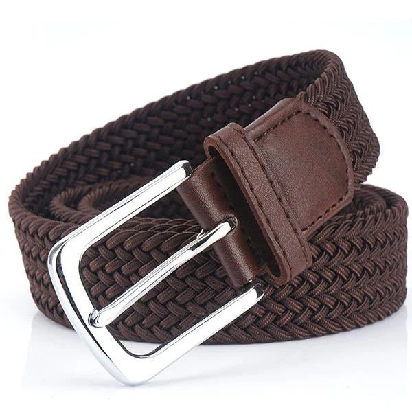 Ceinture Tressée Élégante Homme – Sangle Ajustable en Toile - Image 6
