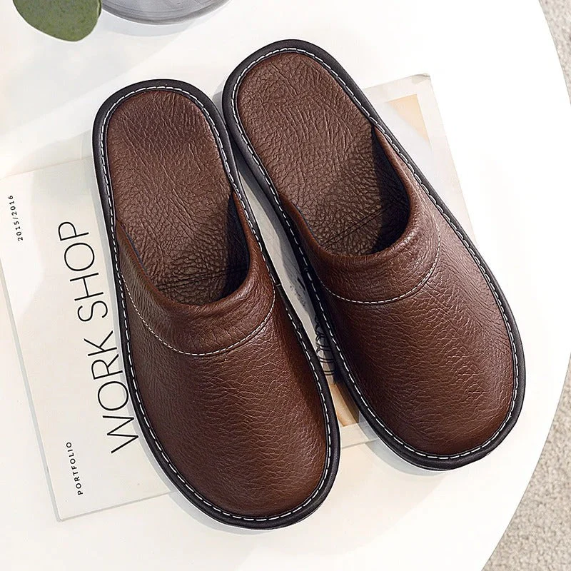 Chaussons confortables en cuir vegan – Luxe et détente - Image 11