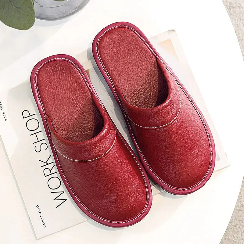 Chaussons confortables en cuir vegan – Luxe et détente - Image 15