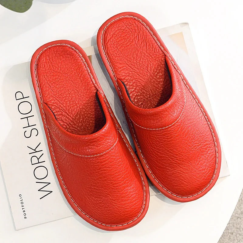 Chaussons confortables en cuir vegan – Luxe et détente - Image 16