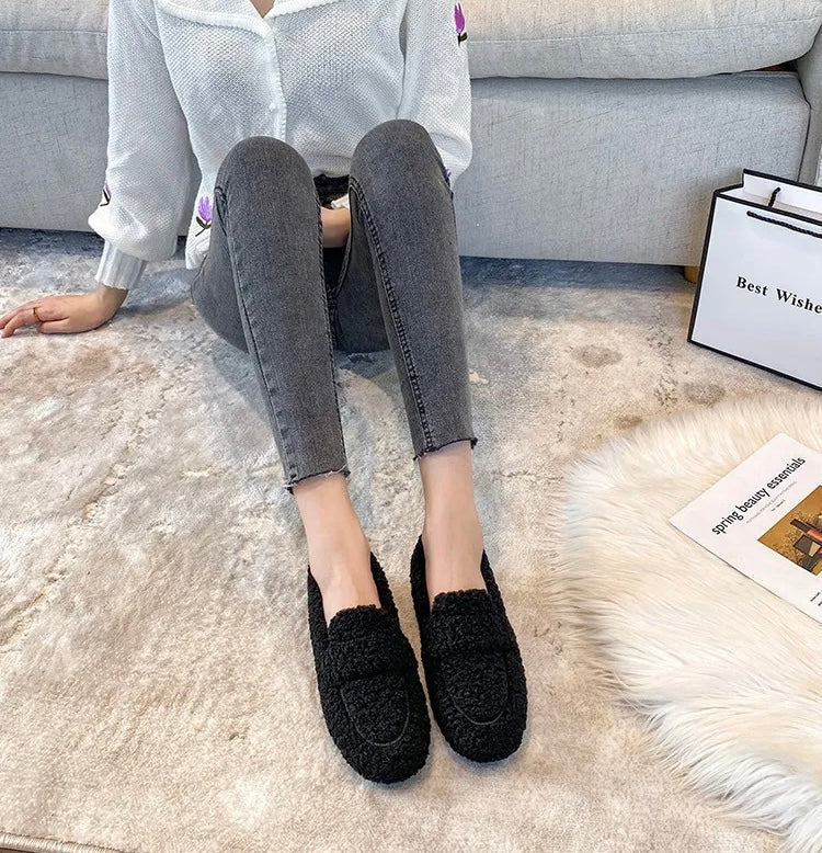 Chaussures d’Hiver Douillettes pour Femmes – Doublure Polaire Confort Slip-On - Image 11