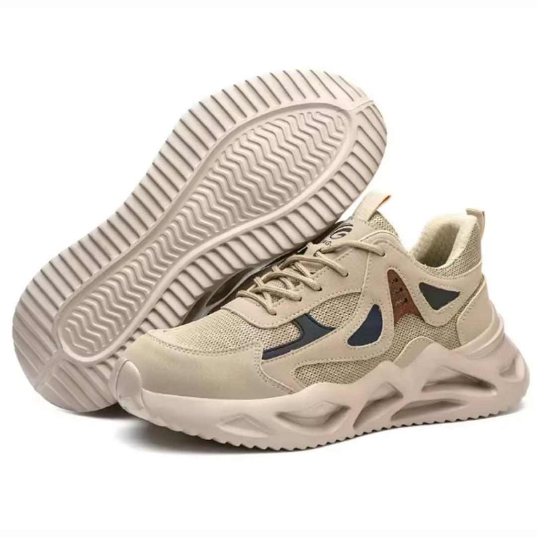 Chaussures de sécurité confortables unisexes – Légères, antidérapantes, embout acier, robustes - Image 2